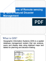 Applications of Remote Sensing & GIS in Natural