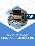 -EXAM- Sist. de Regulación Fin. – Lic. Ninozka – Exámenes Pasados -Alain Cepeda