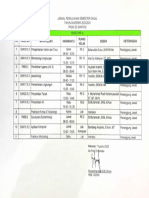 Jadwal semester 3