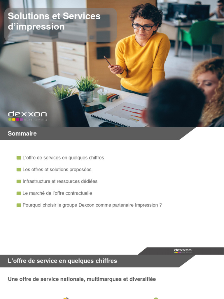 Services d'impression Dexxon en France | PDF | Imprimante (Informatique ...
