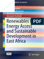 Renewables For Energy Access and Sustainable Development in East Africa