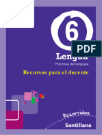 Lengua: Recursos para El Docente