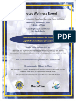 Diabetes Wellness Event - 11-1-23