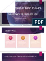 STEM 11 Lesson 1 Earth's Characteristics For Life