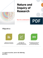 PR2 Lesson 1 - Nature and Inquiry of Research