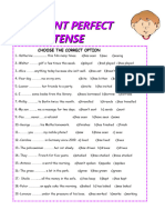 Present Perfect Tense Tests - 143789