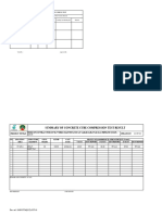 Concrete Coring Form