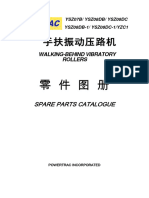 Powertrac YSZ08DB 1 Walking Behind Vibratory Rollers Spare Parts Catalog