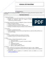 Manual de Funciones - Auxiliar Administrativo 1