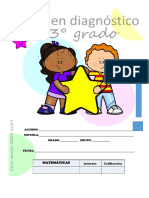 DIAGNOSTICO 3o - MATEMATICAS
