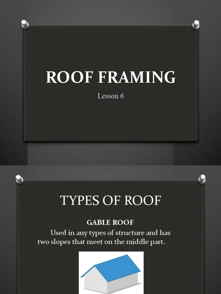Roof Framing | PDF