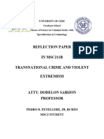 Transnational Crime and Violent Extremism