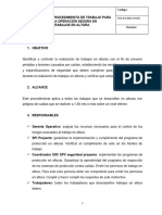 Procedimiento de Trabajo Seguro en Alturas