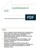 Afectarea Pulmonarea in LES
