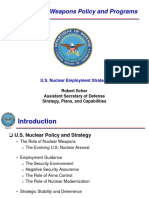 U.S. Nuclear Weapons Policy and Programs