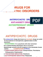 Drugs For Psyciatric Disorders