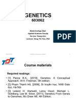 GENETICS Course Materials