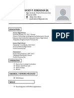 Sample Resume