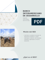 El Banco Interamericano de Desarrollo