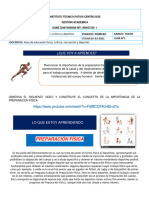 ¿Que Voy A Aprender?: Preparación Física