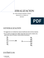 Generalización