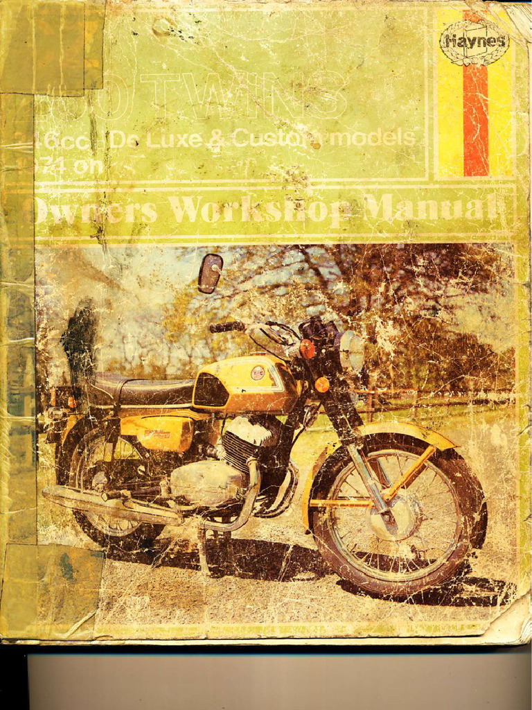 ミーk CZ250 - Twins-Owners Workshop - Manual (1977) | PDF