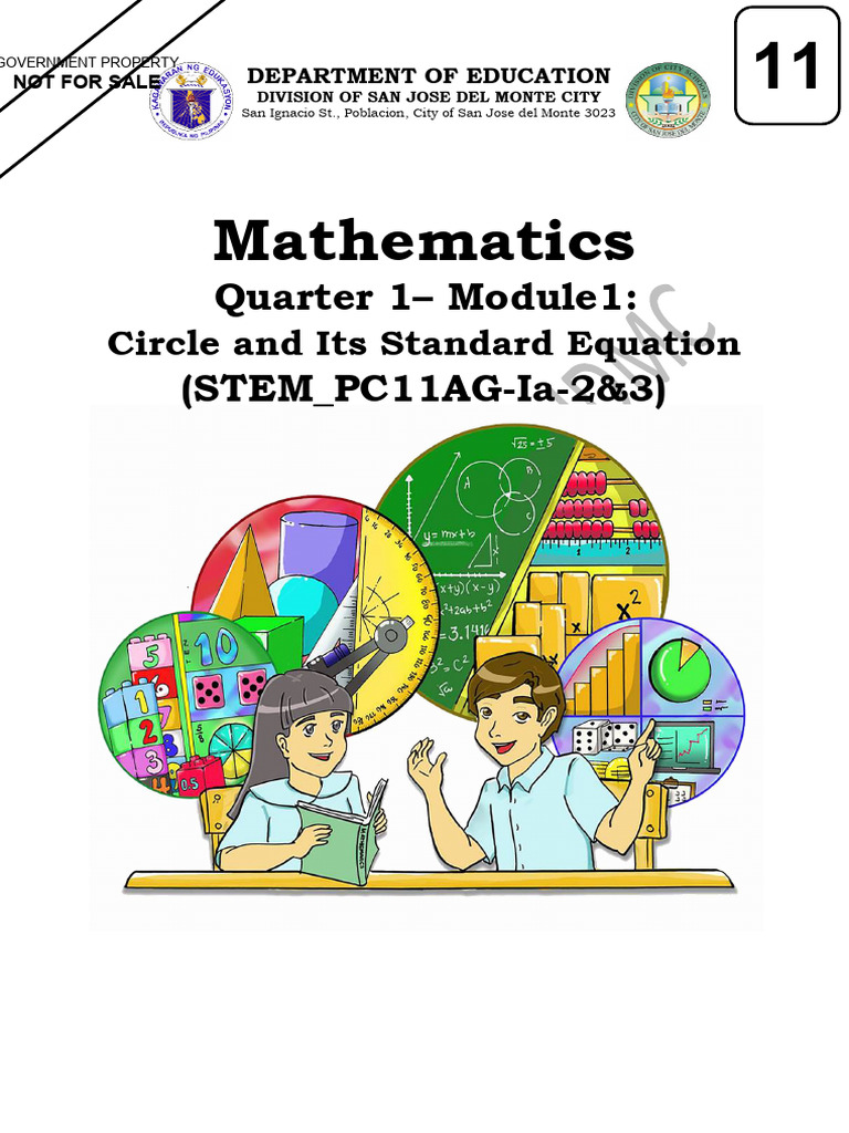 Math11 precalculus q1 slm mod circle and its standard equation