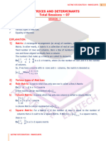 Matrices & Determinants