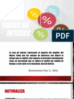 Tasas de Interés