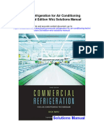 Commercial Refrigeration For Air Conditioning Technicians 3rd Edition Wirz Solutions Manual