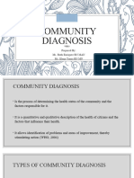 CHN WEEK 9 Community Diagnosis