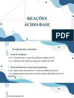 Reaçõesácido Base