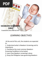 Expanded Newborn Screening Disorders List | PDF | Diseases And ...