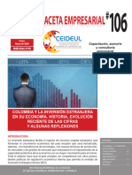 GE 106 - Colombia y La Inversión Extranjera en Su Economía, Historia, Evolución Reciente de Las Cifras y Algunas Reflexiones