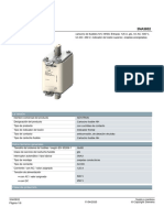 Ficha Tecn Fusible NH 125 Amp Siemens