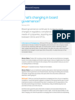 Whats Changing in Board Governance