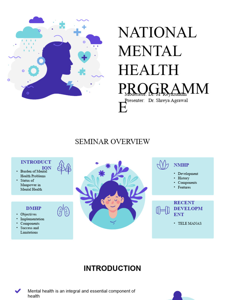 National Mental Health | PDF | Psychiatry | Mental Disorder