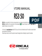 RS3 50 Owner Manual