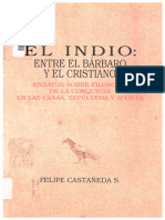 EL INDIO ENTRE EL BARBARO Y EL CRISTIANO - Felipe Castañeda S
