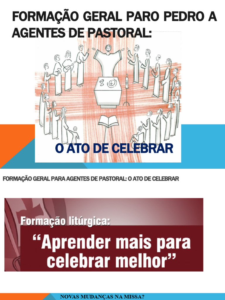 Formação para Agentes de Pastoral: Missa | PDF | Missa (liturgia ...