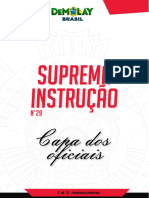 Suprema Instrução, Capa Dos Oficiais Ordem DeMolay