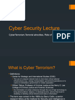 Unit 2 - CyberTerrorism, Terrorist Atrocities, Role of IT in Terrorism