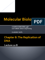 Molecular Biology Lecture 10B