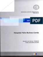Informe Final 752-15 Hospital Félix Bulnes Cerda Proceso de Adquisición Del Servicio de Días Cama Hospitalización Integral - Noviembre 2015
