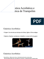 Ginástica Acrobática e Ginástica de Trampolim