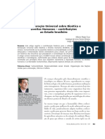 A Declaração Universal Sobre Bioética e Direitos Humanos - Contribuições Ao Estado Brasileiro
