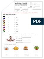 Evaluacion Primer Periodo Francés