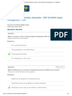 SAP Certified Application Associate - SAP S - 4HANA Asset Management - Full - ERPPrep19