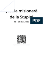 Șc. Misionară 18-21 Mai 2023 - Organized