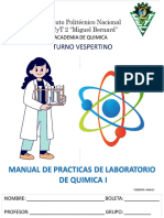 2023 Practicas de Laboratorio de Quimica I